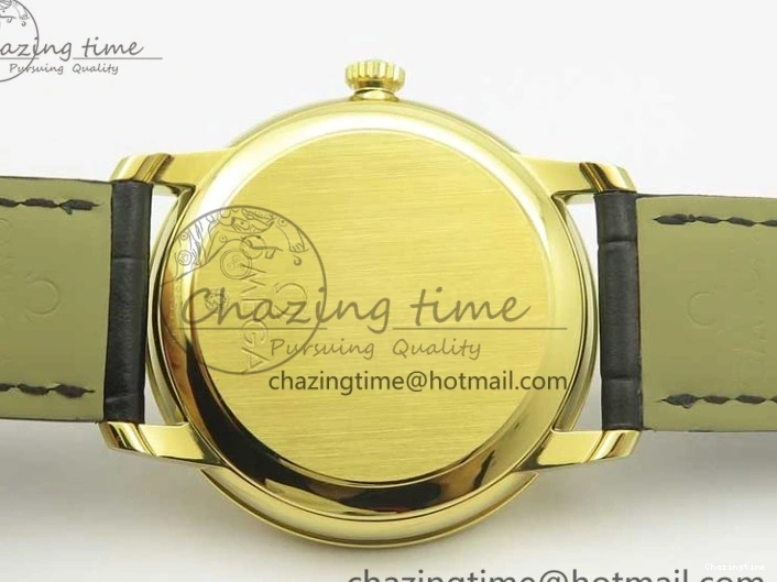 0111 De Ville YG MKF 1:1 Best Edition Silver Dial Diamonds Markers on Black Leather Strap MIYOTA 9015 V Flexible 8046